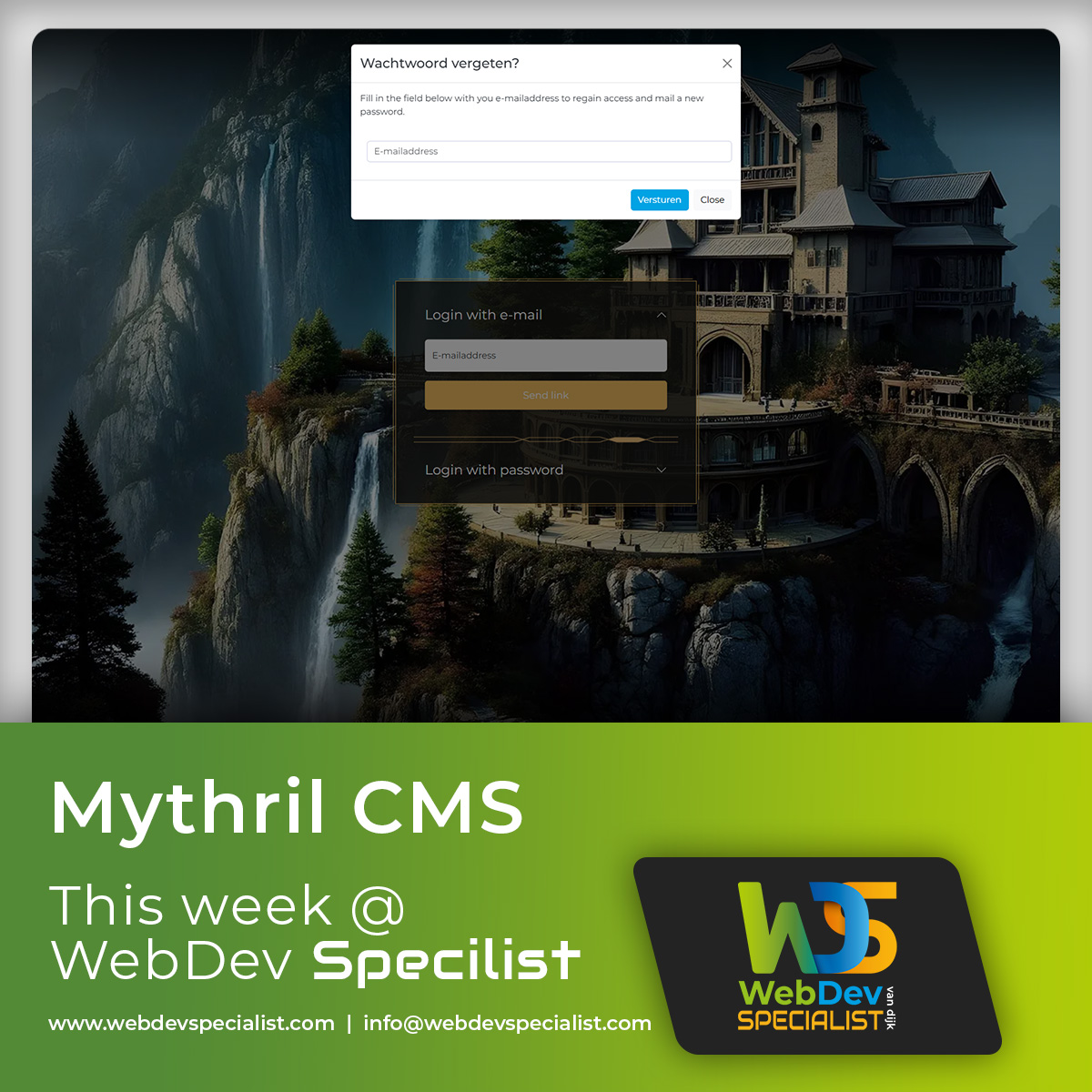 webdevspecial's tweet image. Deze week @ WebDevSpecialist
Optimalisaties Viking Cable, start bouw TCAM Services, grote KvK en btw update voor WijVierenFeest en nieuwe functies in Mythril CMS. Nieuwe QA pakketten gelanceerd.
#webdevelopment #php #seo #eindhoven #weert