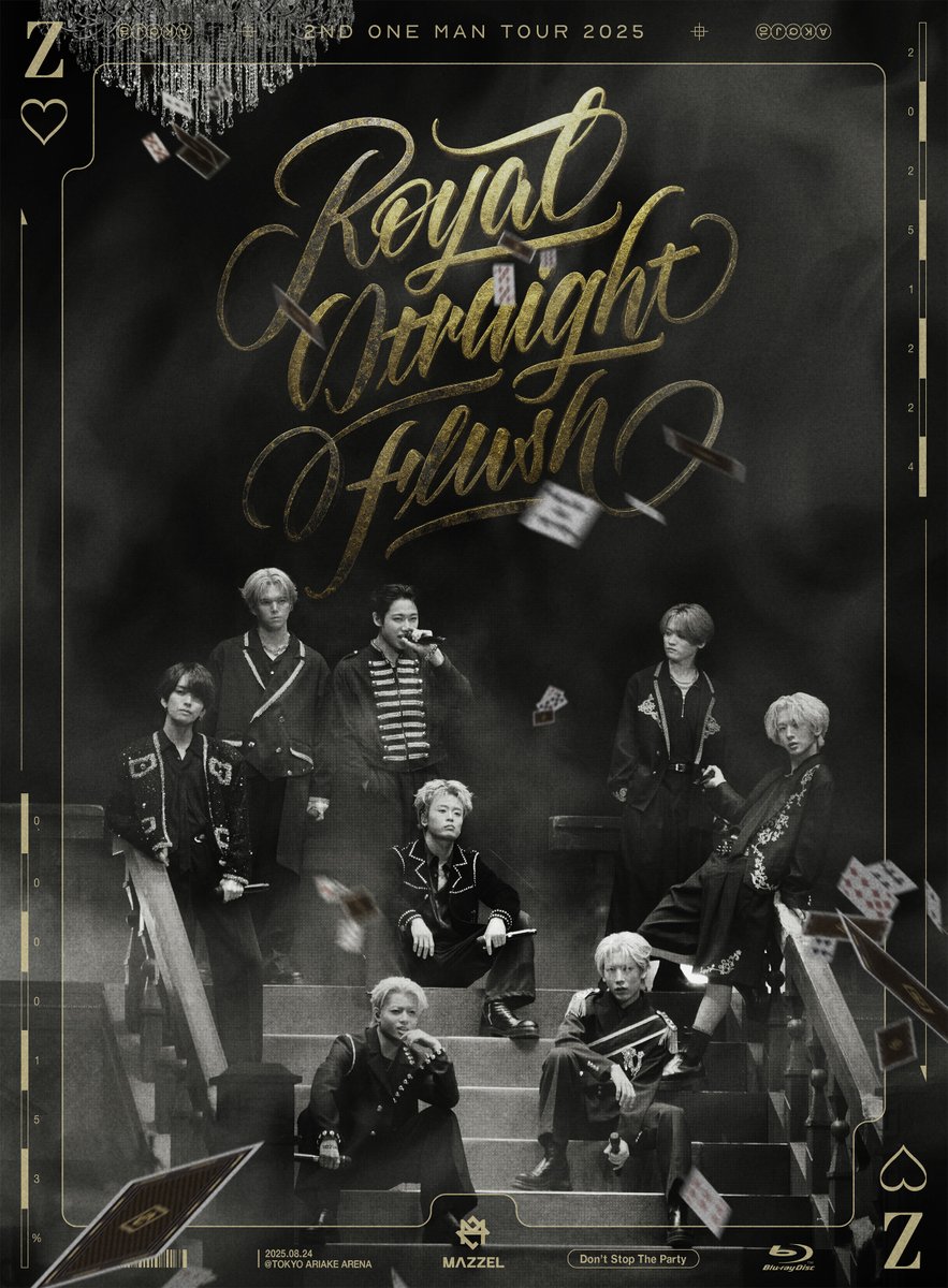 mazzel_official's tweet image. [ NEWS📢 ]

12/24(水)
最新のライブを収録した映像商品
「MAZZEL 2nd One Man Tour 2025 &quot;Royal Straight Flush&quot;」発売決定＆予約開始！

▼予約開始日
本日11/28(金) 15:00-

▼詳細
mazzel.tokyo/news/4830/

#MAZZEL_RSF_Tour
#MAZZEL