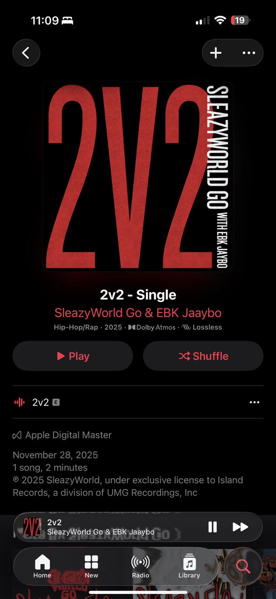 sleazyworld_go's tweet photo. 2v2 Ft. Ebk Jaaybo 🩸 OUT NOW ‼️‼️‼️

https://t.co/sfkGQhCHUV https://t.co/mFLWt9RZpy