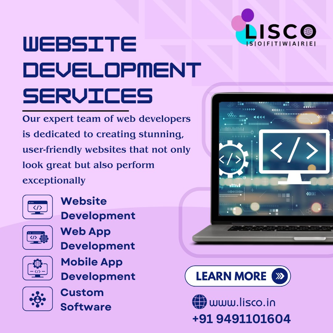 software73885's tweet image. Transform your digital presence with Lisco Software!

Our Services:
🖥️Website Development
📱Web &amp;amp; Mobile App Development
⚙️Custom Software Solutions

🌐lisco.in
📞+91 9491101604

#WebDesign  #WebAppDevelopment  #LiscoSoftware #CustomSoftware #BusinessGrowth