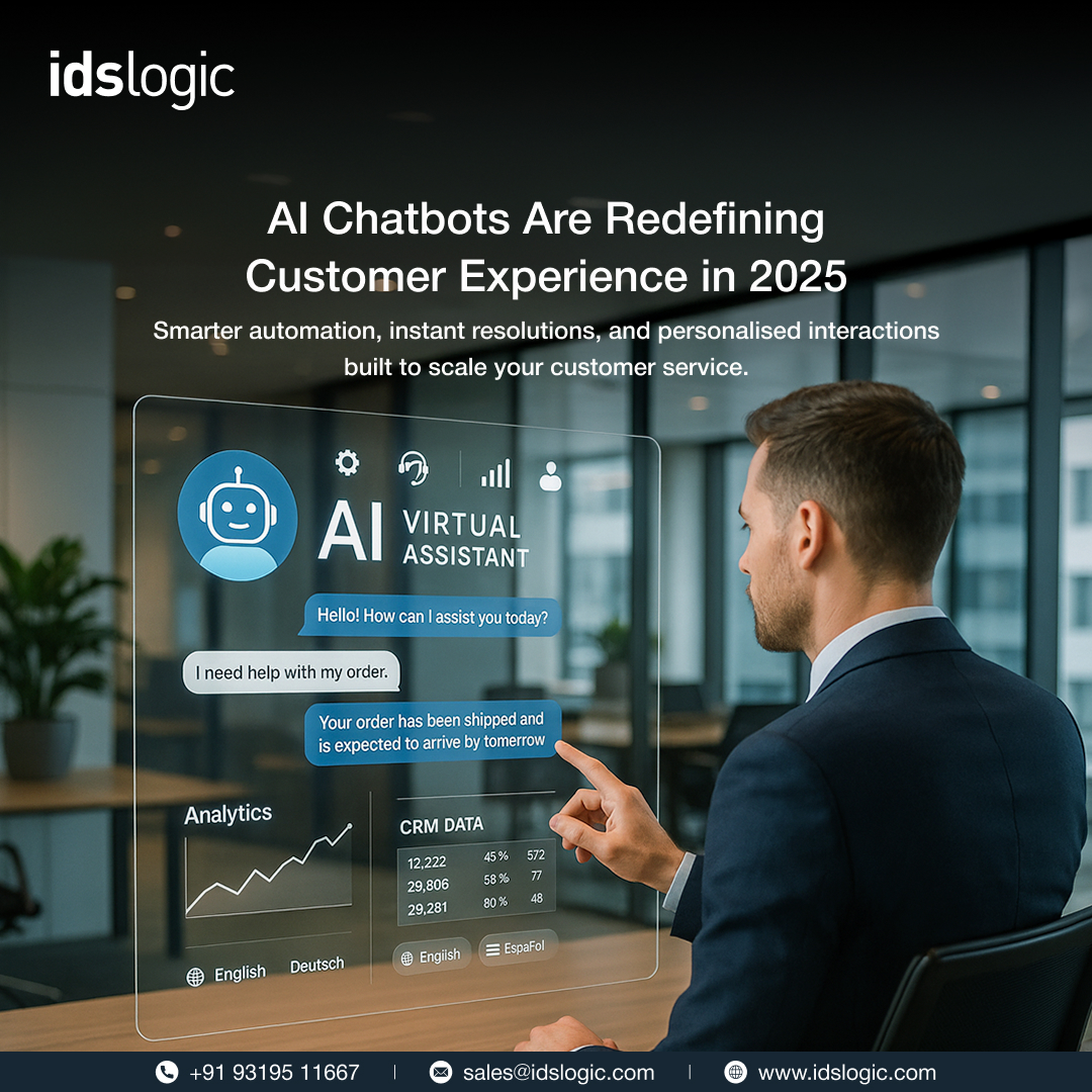 idslogic's tweet image. AI chatbots are transforming CX in 2025 with instant, personalised, 24/7 support. IDS Logic builds smart, scalable chatbot solutions that boost retention and cut service costs by up to 30%.

Learn more: idslogic.com/blog/ai-chatbo…

#AIChatbots #DigitalTransformation #IDSLogic