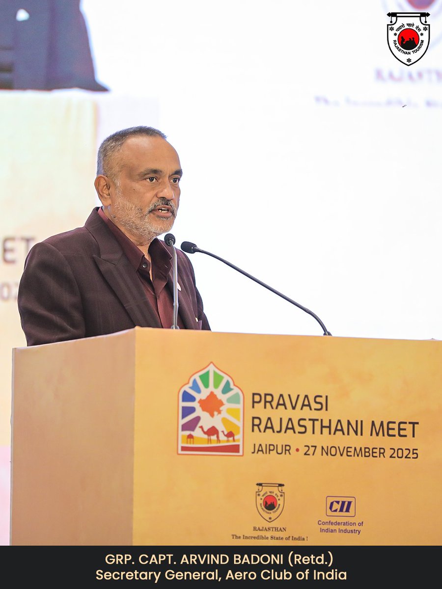 my_rajasthan's tweet photo. At the Pravasi Rajasthani Pre-summit on Tourism, a session on “Rajasthan Rising: Building India’s Premier Adventure Tourism Destination” brought together an inspiring panel of distinguished speakers.
#PravasiRajasthaniMeet #PreSummit #Rajasthan #rajasthantourism
(1/2) https://t.co/MX3wcPry6N