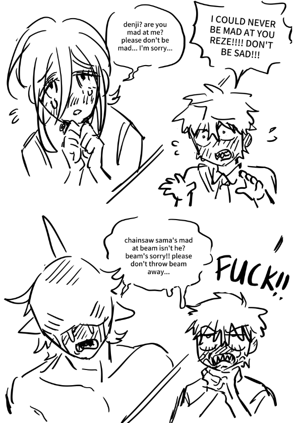 Kiv_alt's tweet image. denrezebeam when one of them is angry at the other