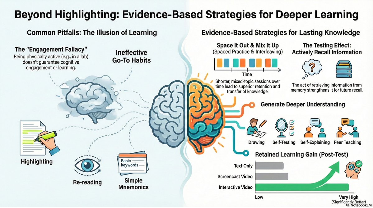 OuraniaVarsou's tweet image. 🎬 Ace your exams with smart study science! ✨New vid in #AcademicSkillsUnpacked breaks down what actually makes learning stick.
Infographic teaser below 👇
Watch here: youtu.be/joxpY0qrydA?si… 📘✨