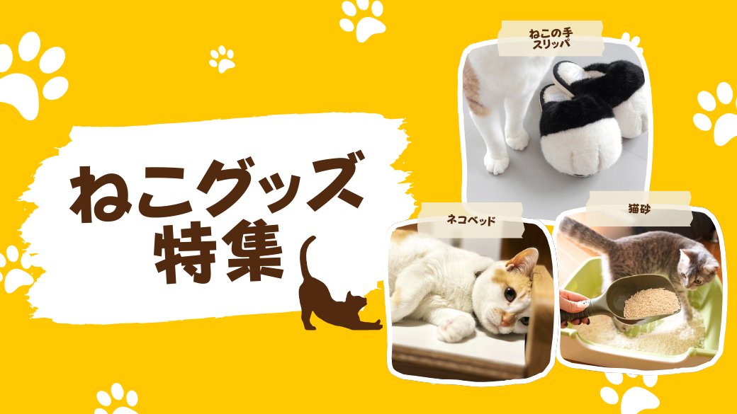 猫との毎日をもっと快適・癒しにつながるアイテムが公開中✨

「つい猫に振り回されちゃうけど…可愛くて仕方ない！」
そんな方に向けて、おすすめの“ねこアイテム3選”をまとめました🐾

・ねこの手スリッパ ～necotete～
・植物性猫砂『Chotto』
・木製ネコベッド

特集ページはこちら🐾