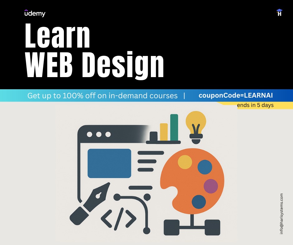 harisystems's tweet image. Learn Web Design, Python and MySQL: Bootcamp
udemy.com/course/complet…
#python #webapi #mysql #ai #blackfriday #offer #udemy #free #harisystems
