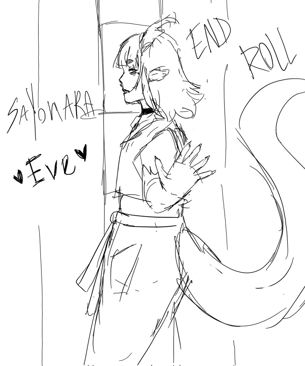 Blossommansion's tweet image. Sketches on song vibes to de-stress ☆ Part 1
#art #ocart #sketchart