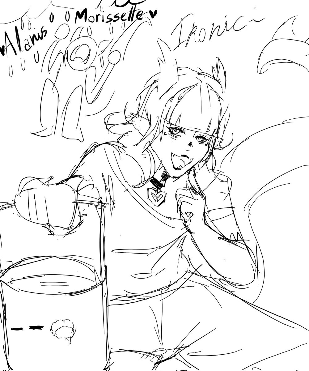 Blossommansion's tweet image. Sketches on song vibes to de-stress ☆ Part 1
#art #ocart #sketchart