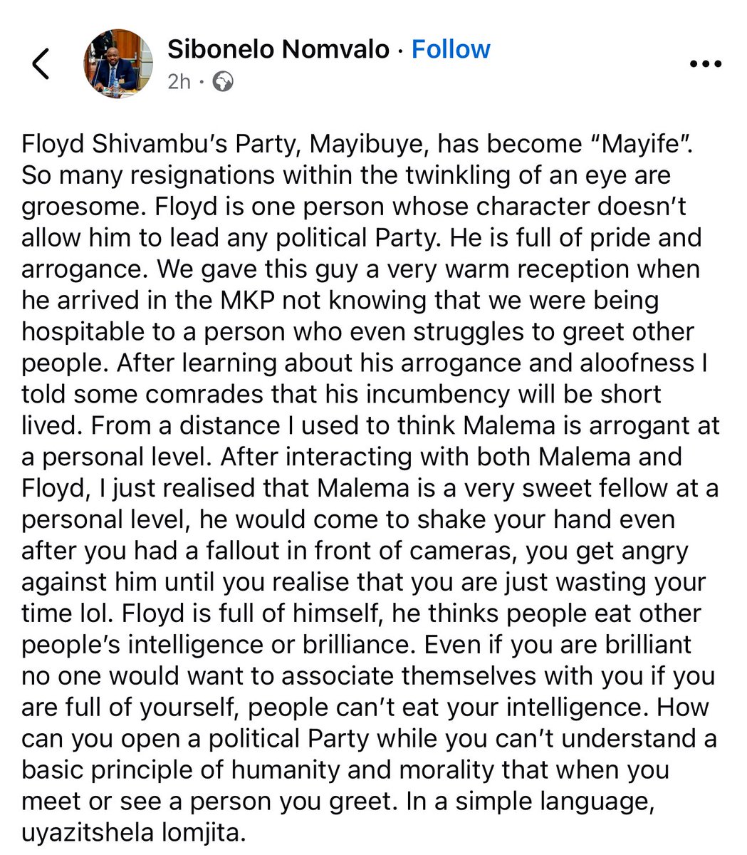 SixoGcilishe's tweet image. We said Bayoze bavume. 

We told people about Floyd and we keep telling people about President Julius Malema. They admit their ignorance.

We are fine Fighters 💚🖤❤️