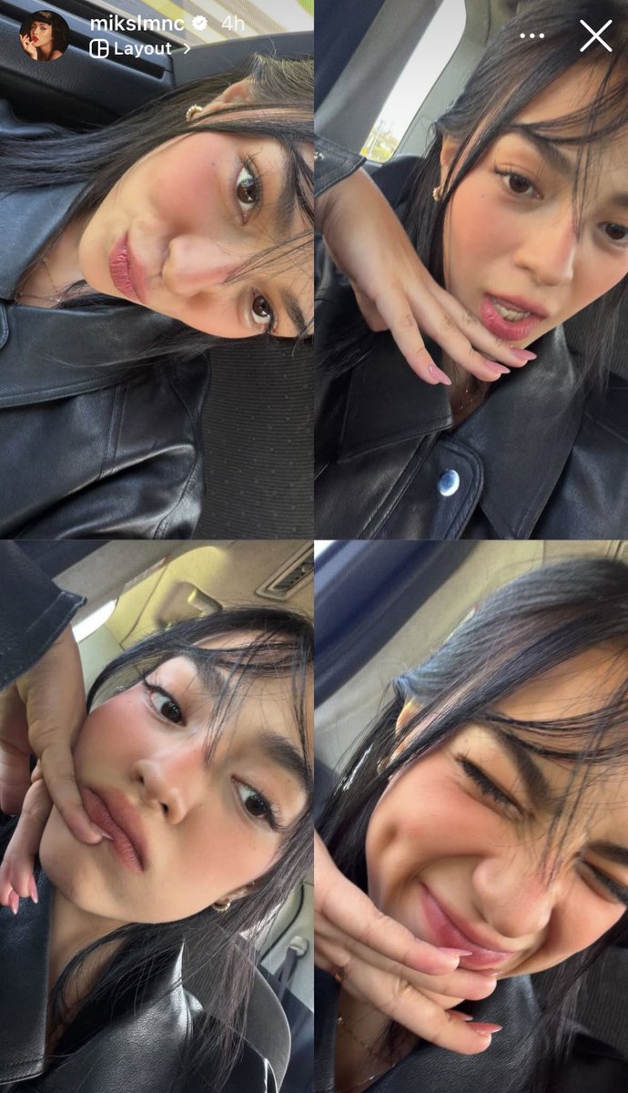 mikadahon's tweet image. YUNG CROSS PENDANT NECKLACE, LEATHER JACKET AND FACE CARD NI MIKA😩😩😩