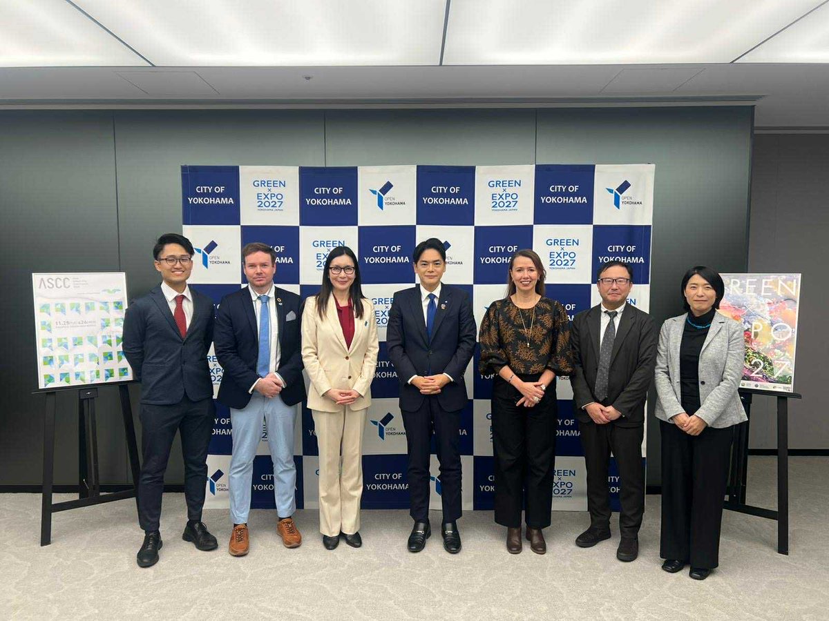 UNDPは、横浜市主催アジアスマートシティ会議2025に、国際機関のパートナーとして参加しました。山中・横浜市長🇯🇵と共に、循環型社会という共通のビジョンのもと、アジア諸都市を繋ぐ活動に協力していきます。
#ASCC2025 #circularsociety #sdg16