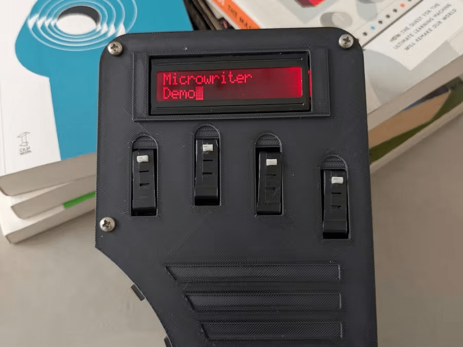 dfrobotcn's tweet image. 🔤 Before smartphones, there was the Microwriter (1970s)! @RoniBandini recreated this chord keyboard device using DFRobot parts and modern tech while preserving its retro charm. Build your own piece of computing history! #RetroTech #ESP32
hackster.io/roni-bandini/m…