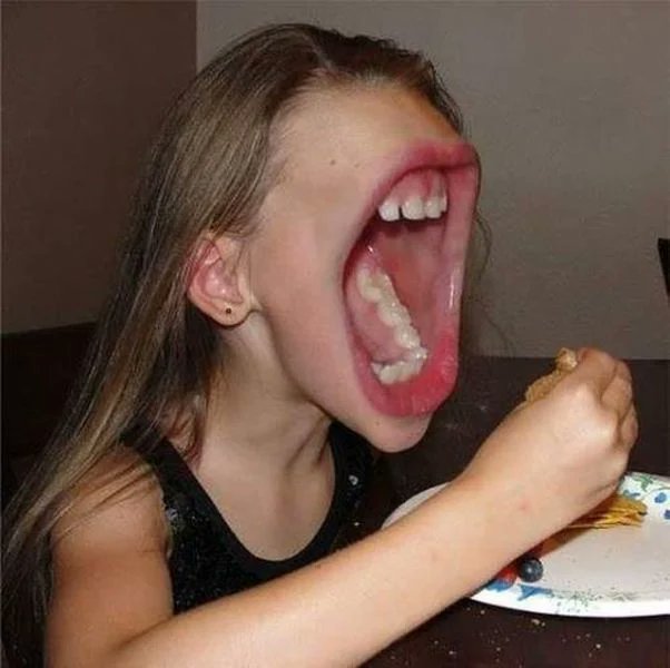 i just generated this funny picture of a girl with mouth for face 😂 using gigantic nimbus 2x proL!

I call it mouth girl 🤣

#ai #aiart #genai #art