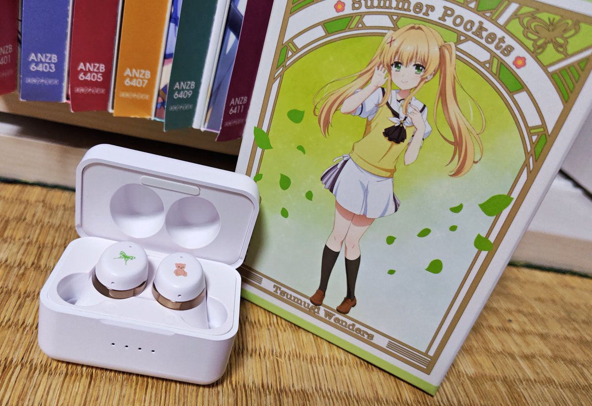 Onkyo　紬ヴェンダース　summer pockets　サマポケ　イヤホン TVアニメ 『Summer Pockets』 新規録り下ろしボイス搭載ワイヤレス