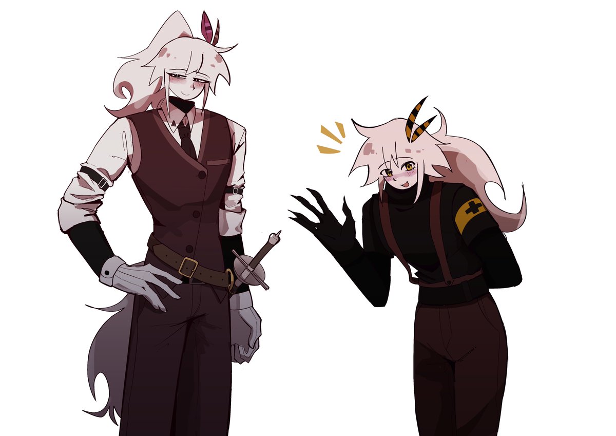 smol medic or tall butler