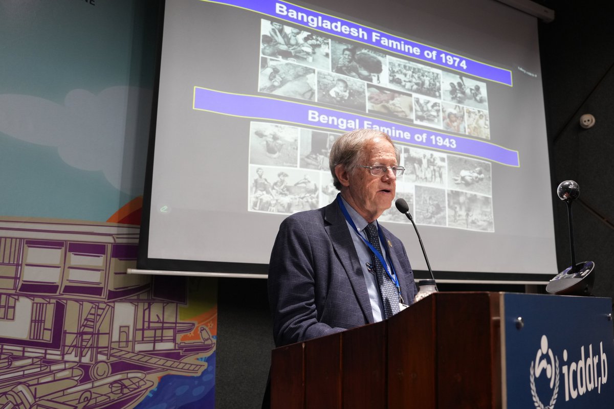 icddr_b's tweet image. 🤰🏾 Global Nutrition Expert Calls for Early MMS Intake at icddr,b Day 2025 Observance

At a special seminar marking icddr,b’s 65th anniversary, global nutrition expert Prof. Keith P. West Jr (@JohnsHopkinsSPH) highlighted how early nutritional support can decisively improve…