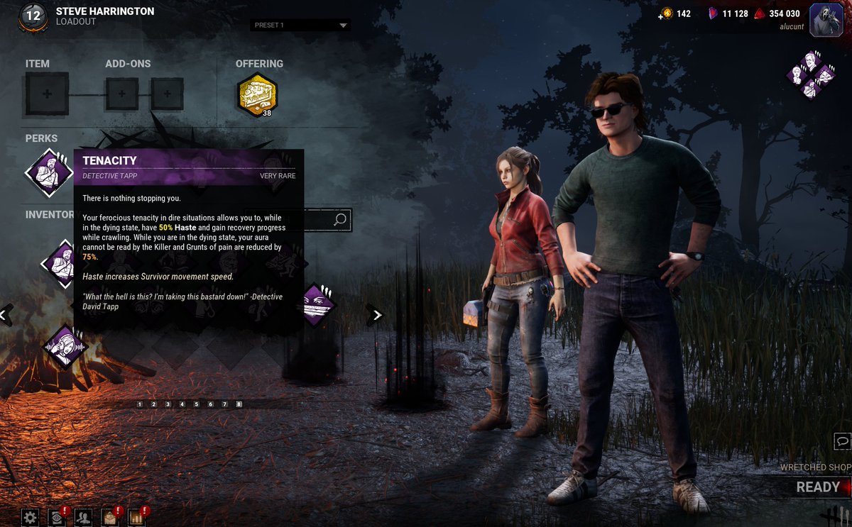 tenacity back THANK GOD