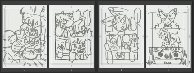 テキスト打つ工程すっとばして絵から描き始めてる
なんかすごい罪悪感がある
雰囲気で漫画を描いている 