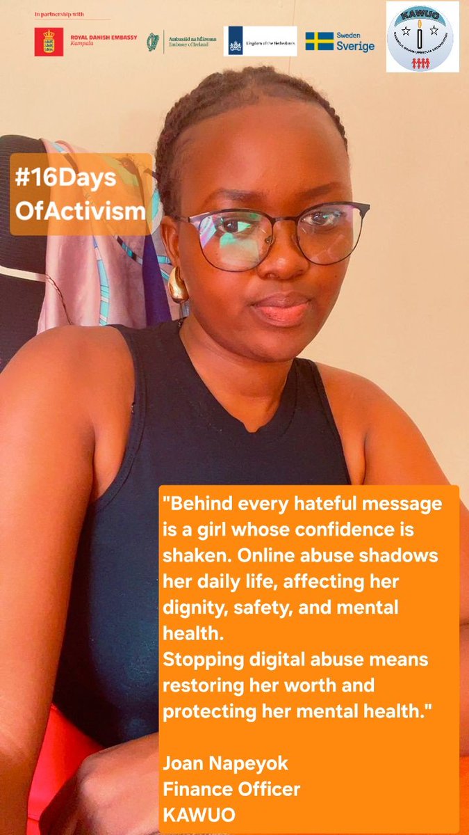 #16DaysOfActivism
#EndDigitalViolenceAgainstWomenAndGirls.
Lets make digital platforms a safe space for women to voice their issues and share their decisions.
<a href="/DKAmbUganda/">Signe Winding Albjerg</a> <a href="/DKinUganda/">Denmark in Uganda</a> <a href="/IrlEmbUganda/">Ireland in Uganda</a> <a href="/FIDA_Uganda/">FIDA Uganda</a> <a href="/IEAmbUganda/">Ambassador of Ireland to Uganda</a> <a href="/NLinUganda/">Embassy of the Netherlands in Uganda</a> <a href="/SwedeninUG/">Embassy of Sweden in Kampala</a>