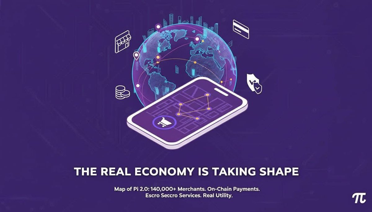 PiNetwork_info's tweet image. The real economy is taking shape. The upcoming Map of Pi 2.0 will connect Pioneers with 140,000+ verified merchants globally. With full on-chain payments and escrow services on the horizon, real-world utility is becoming our ecosystem&apos;s driving force.
#PiNetwork
#PiPayments
#Web3