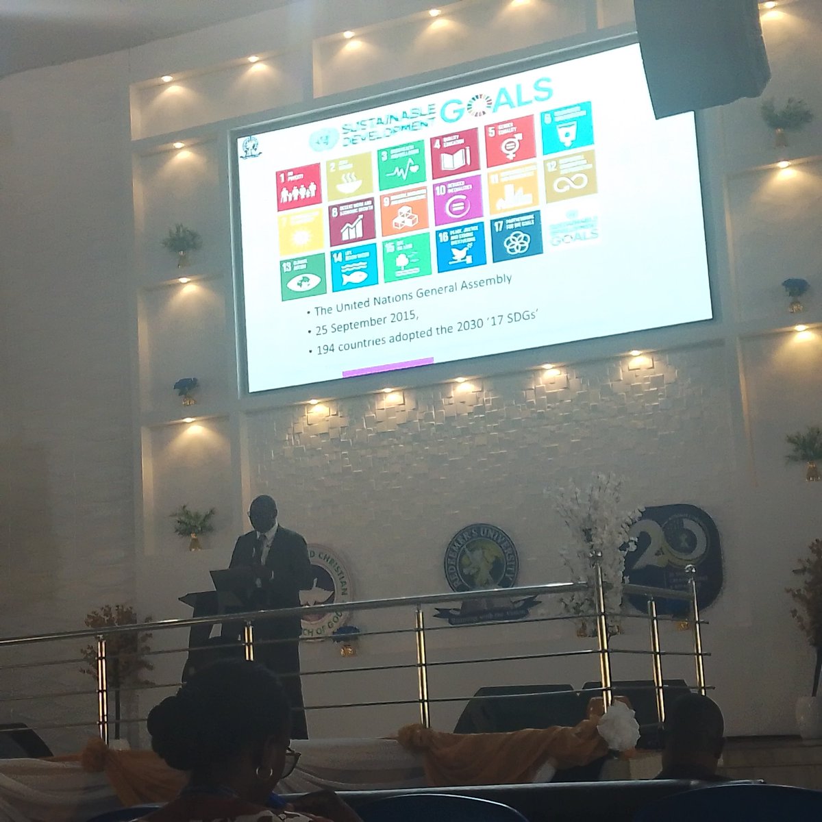 Marvel_14_code's tweet image. I attended a conference in my university(Redeemer&apos;s University) yesterday, the conference was about science and technology. I learned some things and it was cool