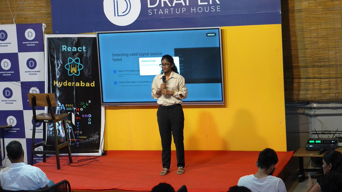 React_Hyderabad's tweet image. Amazing talks, Incredible Energy and an ocean of Knowledge - React Hyderabad&apos;s 1st meetup had it all

Here&apos;s a glimpse of our Speakers and Panelists -

#ReactHyderabad #Imagekit #Community #Hyderabad #Reactjs #Frontend