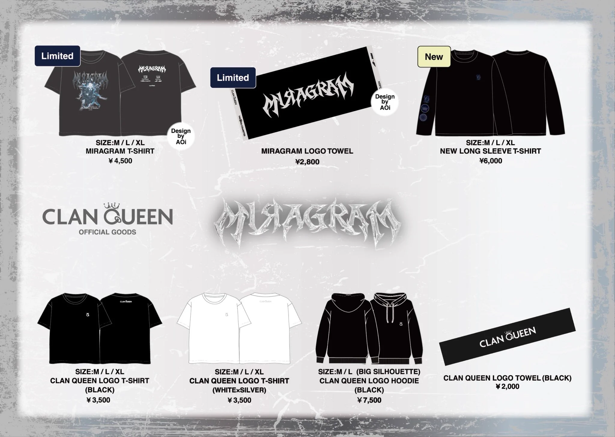 CLAN QUEEN X:ssä: ”【物販販売情報