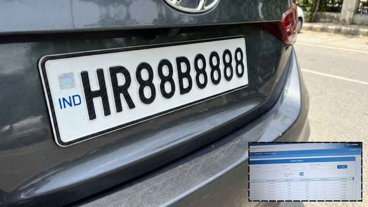 OverthinkKaAdda's tweet image. When a number plate costs ₹1.17 crore in Haryana for an approx. ₹15 lakh Hyundai car,

it feels exactly like those projects where the clinical trial cost exceeds the development cost.