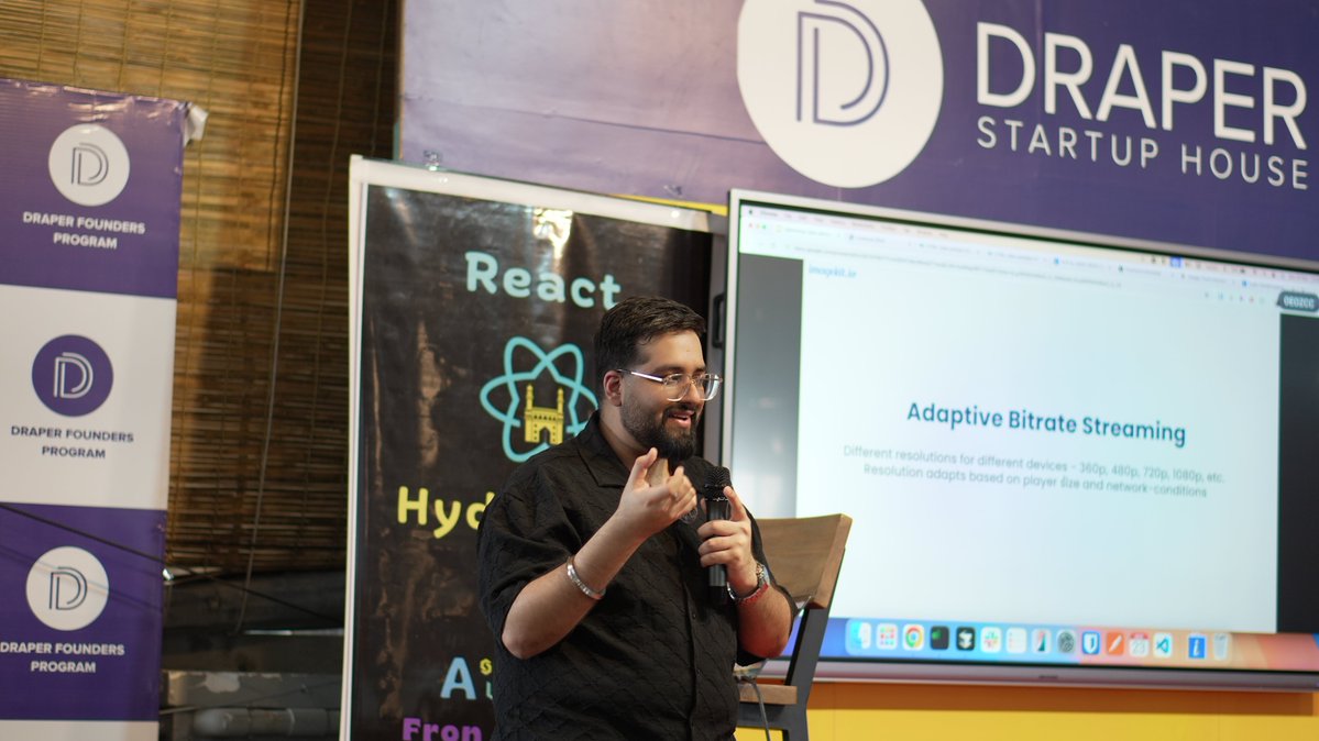 React_Hyderabad's tweet image. Amazing talks, Incredible Energy and an ocean of Knowledge - React Hyderabad&apos;s 1st meetup had it all

Here&apos;s a glimpse of our Speakers and Panelists -

#ReactHyderabad #Imagekit #Community #Hyderabad #Reactjs #Frontend