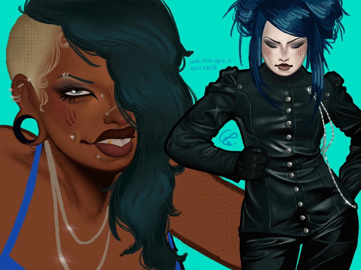 loudintrovert_2's tweet image. lalalalala….. #art #idk