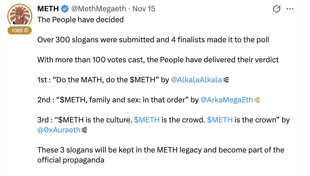 AbyssGang's tweet image. So we&apos;ve seen @MethMegaeth partner will all major projects that are central to the community like Showdown, Digit Rabbits, Syndicate.

On top of offering $METH rewards for being involved in community life, they are becoming the fabric that binds social life on MegaETH.

It makes…