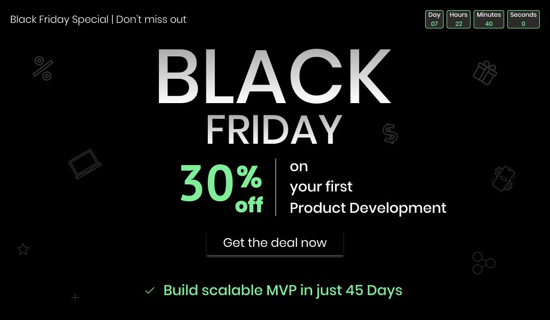 teamcodeaegis's tweet image. Dreaming of your next AI-powered product?
Now you can build it at 𝟯𝟬% 𝗼𝗳𝗳 𝘁𝗵𝗶𝘀 𝗕𝗹𝗮𝗰𝗸 𝗙𝗿𝗶𝗱𝗮𝘆!

𝗥𝗲𝗴𝗶𝘀𝘁𝗲𝗿 𝗻𝗼𝘄 and lock your discount before the countdown ends.
codeaegis.com/contact-us

#BlackFriday #AIDevelopment #Sale #BlackFridaySale #TechNews