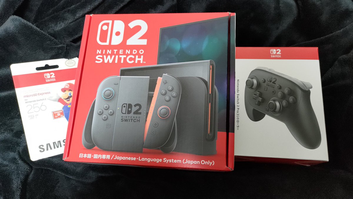ようやく我が下にも届きました、Switch2！ これでニンダイの2専用