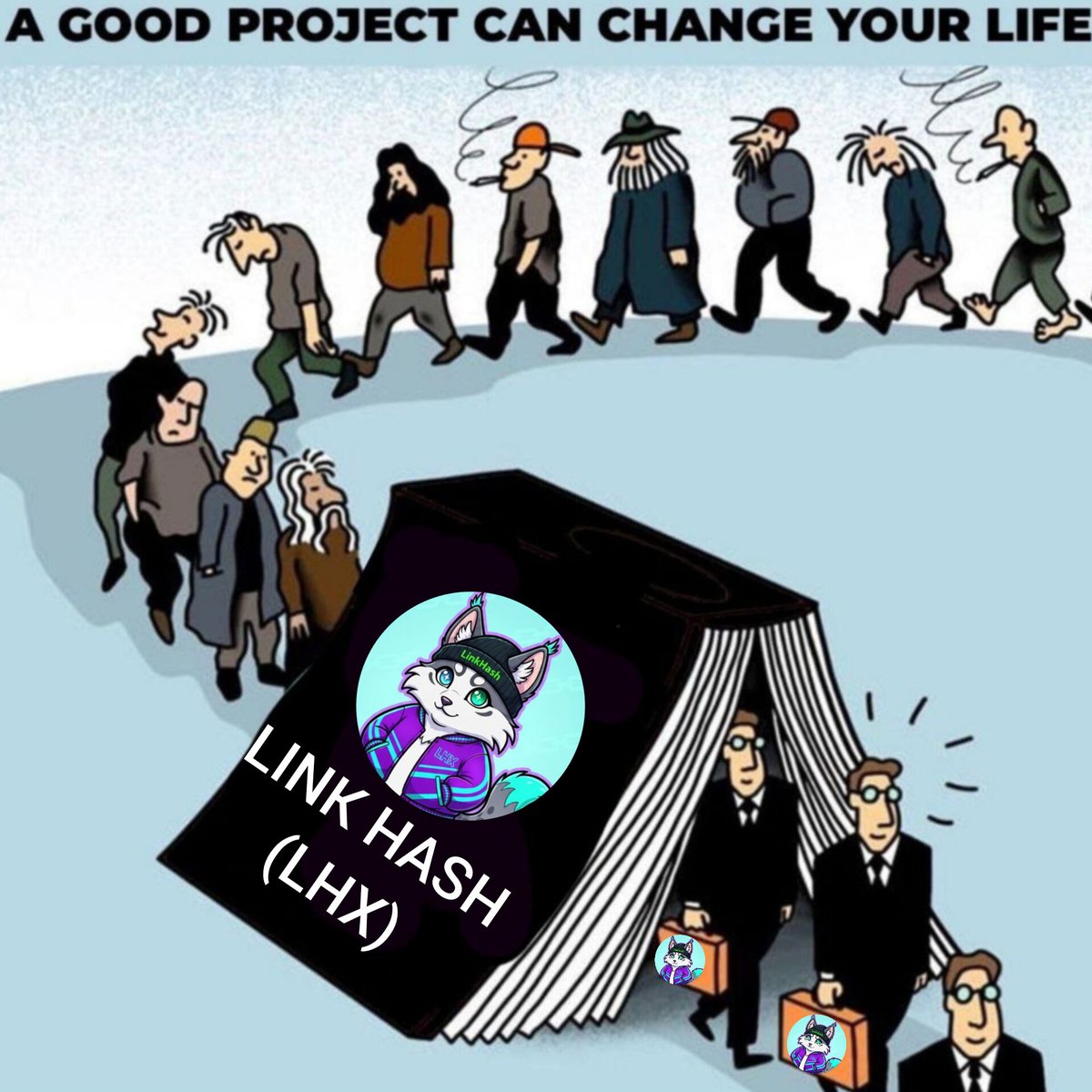 A GOOD PROJECT CAN CHANGE YOUR LIFE. That's not just a meme, it's the $LHX mission.

Link Hash ($LHX) isn't just another crypto; it's a revolutionary economic model bridging the digital world with Real World Assets (RWA). We're building a sustainable ecosystem fueled by community