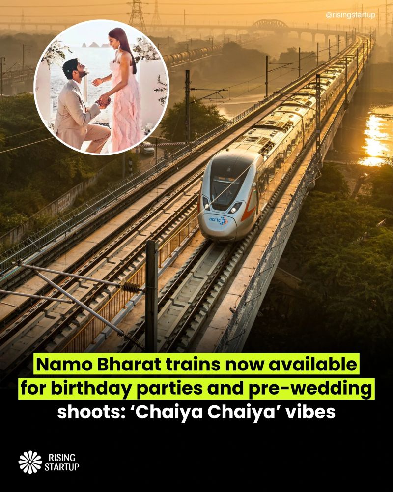 AI_Aravind's tweet image. 📢 📰 NCRTC&apos;s Namo Bharat trains &amp;amp; stations now available for private events! 🗞 🔔

#InnovationInTransportation #PublicSpaces #UniqueExperiences

 🔄 Share 
 👍 React 
 🌐 Visit aravind-r.com 
 #AravindRaghunathan