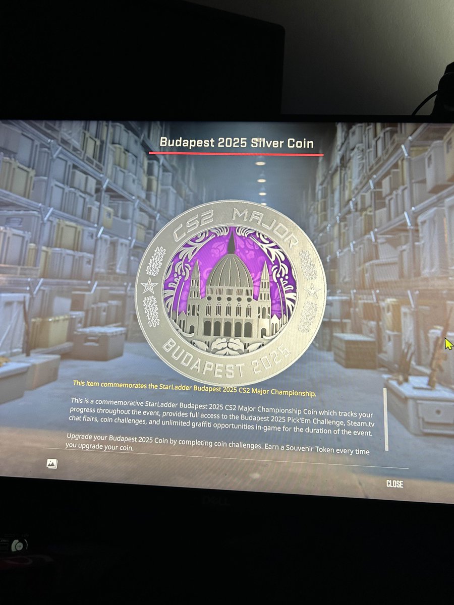 Overdin's tweet image. Diamond and a dream 🤞 #CS2 #pickem