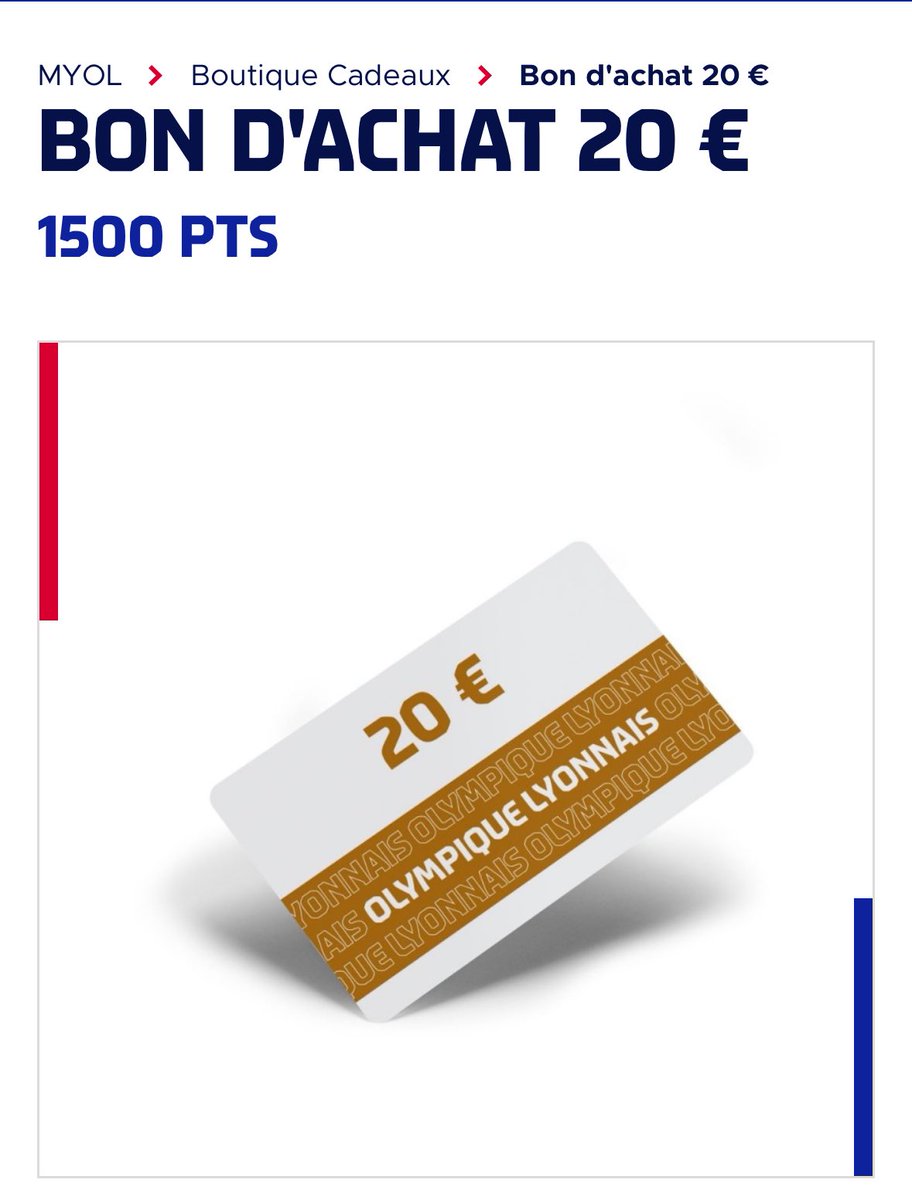 🎁CONCOURS, j’offre un bon d’achat d’une valeur de 20€ sur la boutique de l’OL !

Follow <a href="/El_Ninooo38/">❤️💙X💜💛</a> ✅
Like et RT le tweet ✅

Tirage Dimanche soir, GL à tous 🍀
