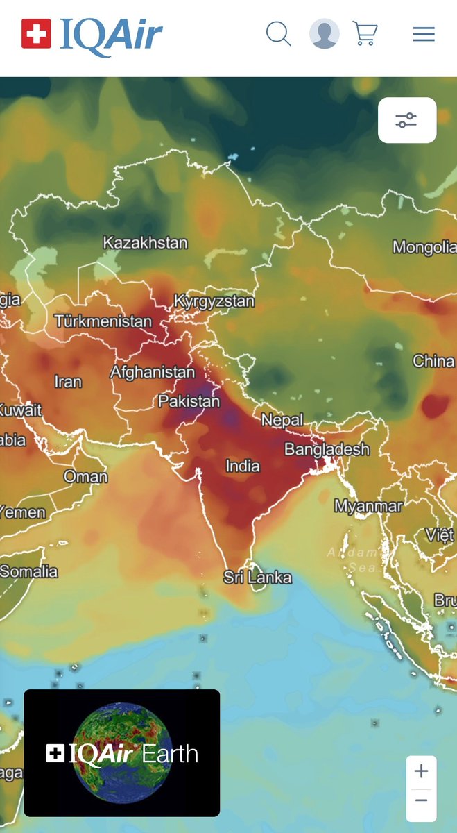 Mystic_Soul25's tweet image. How it started
How it&apos;s going 👇🏻
#ModiHaiTohMumkinHai #AQI #AirPollution #India #AirQuality #Delhi #NCR #Mumbai