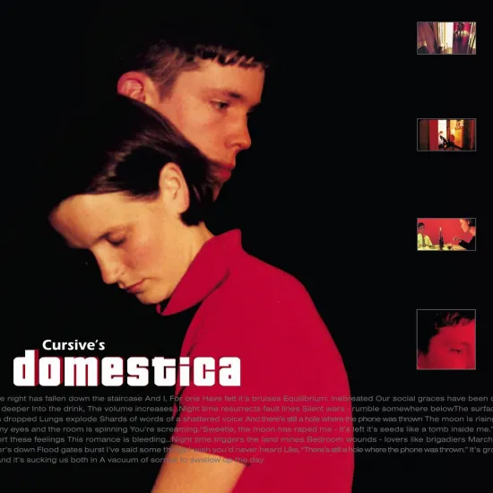 再入荷：CURSIVE / Domestica (LP - LTD. RED SMOKE VINYL) USのエモ