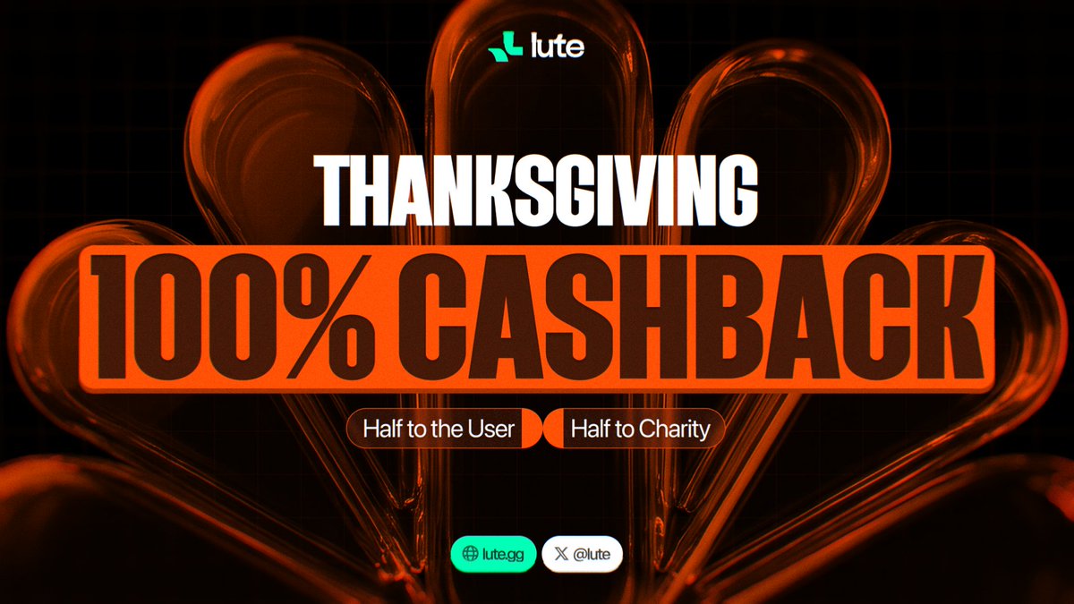 elijahnnaoma1's tweet image. Super Morning to those who say it back.

Thanksgiving might be over, but the impact is still real.

Yesterday, @lute did something you don’t see often in this space 
100% of trading fees went right back to traders and food drives, split 50/50.
Trade, earn, and help families at…
