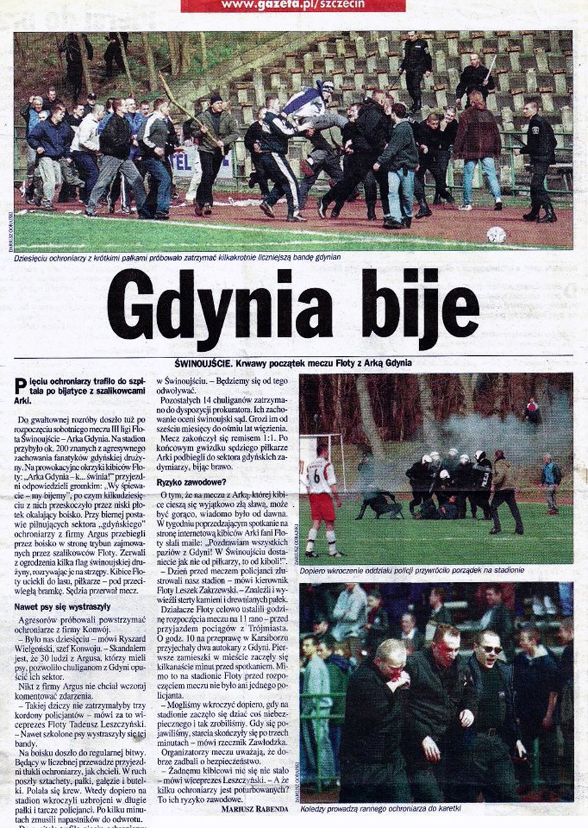 gra_gitara's tweet image. 2001.04.07 Flota Świnoujście - Arka Gdynia