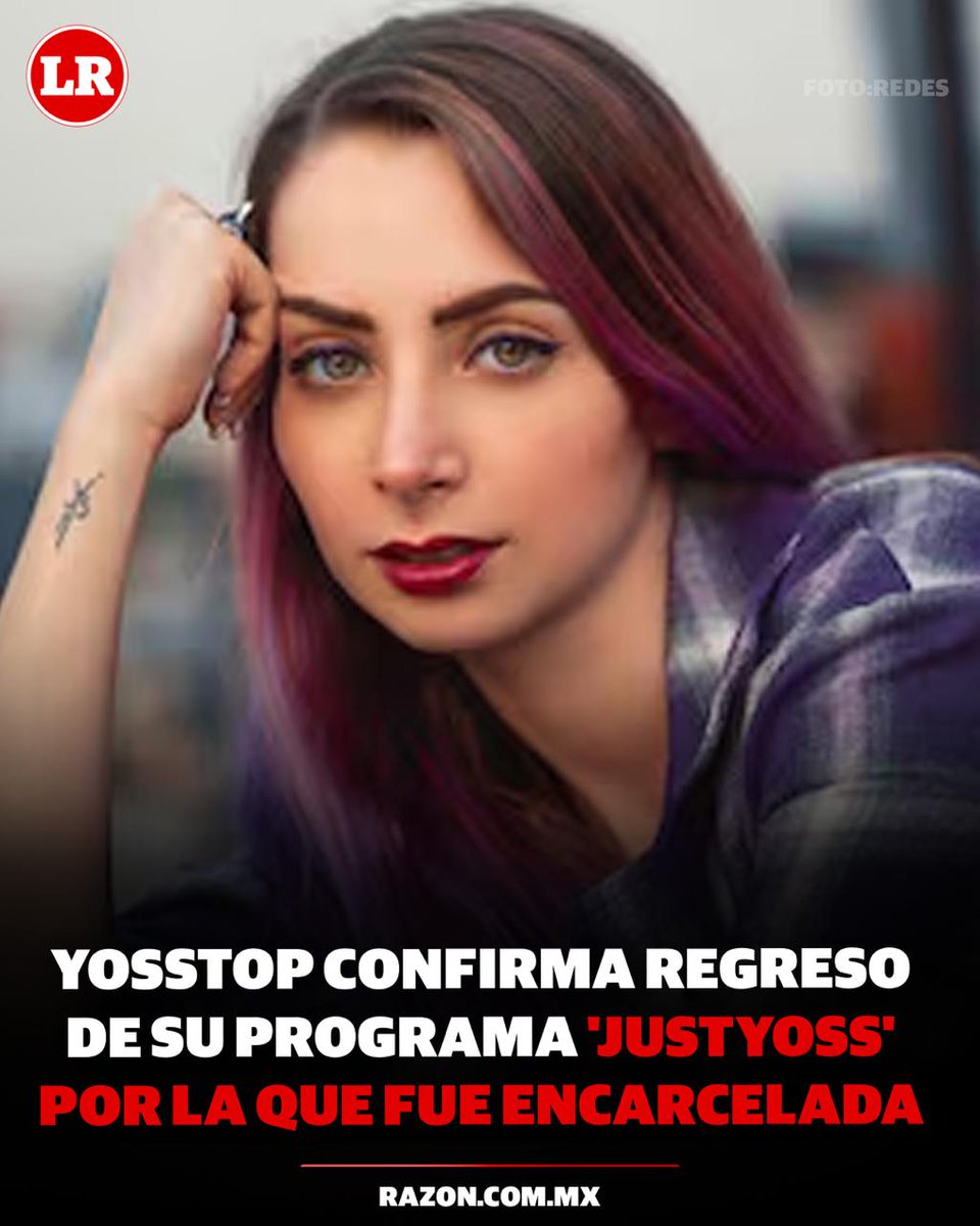LaRazon_mx's tweet photo. 📺 ¡Vuelve la controversia! La creadora de contenido mexicana Yoseline Hoffman, conocida como YosStop, ha sorprendido a sus seguidores al anunciar el regreso de su polémico programa de opinión 'JustYoss', esta vez a través de TikTok.

#YosStop #JustYoss #Influencer #Controversia #Regreso
