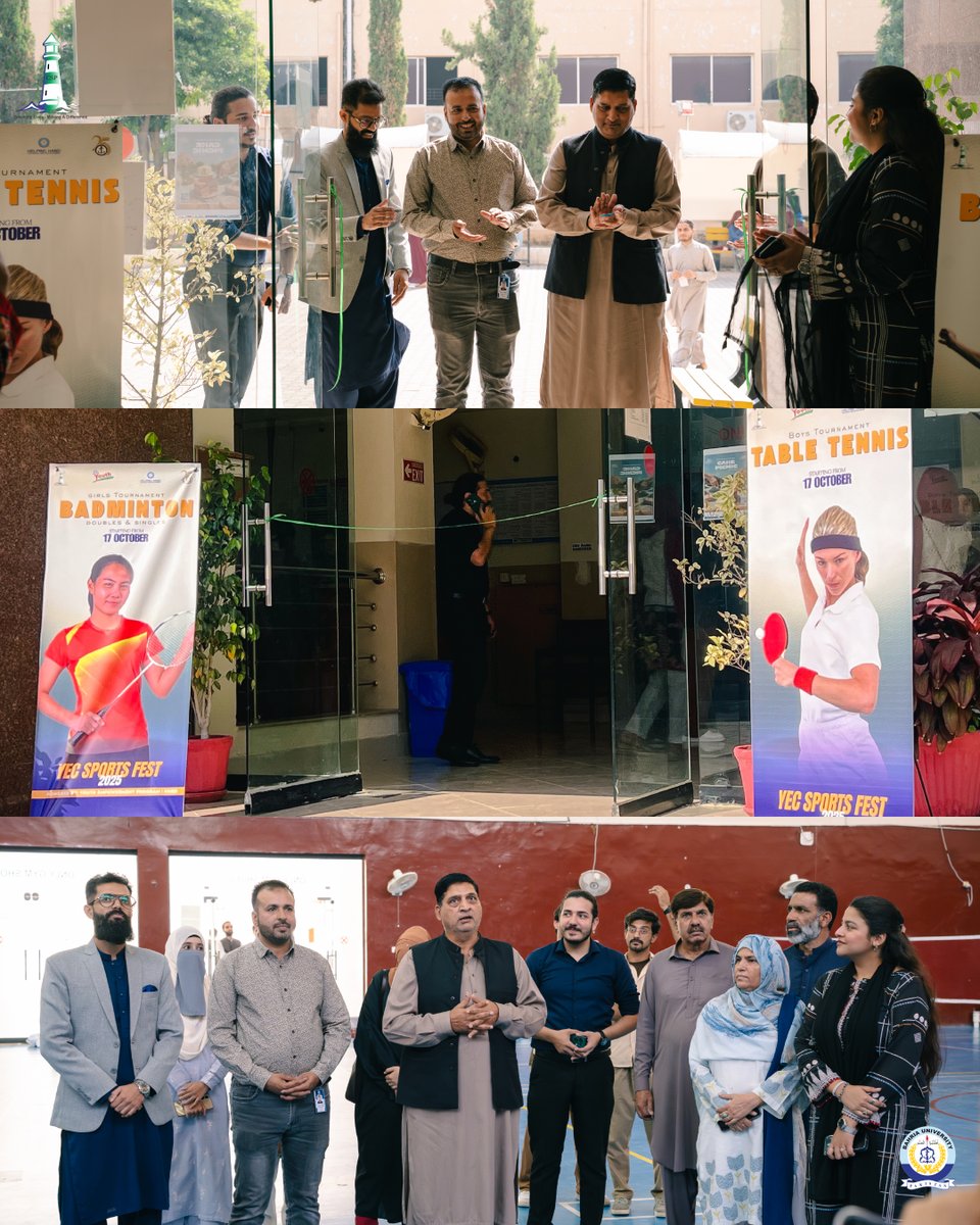 YEC Sports Fest 2025 was held at the E-8 Campus, organized by the Community Support Program (CSP) Club. Students participated in diverse sports, promoting teamwork, competition, and leadership while boosting campus spirit and a culture of fitness.

#BahriaUniversity #SportsFest