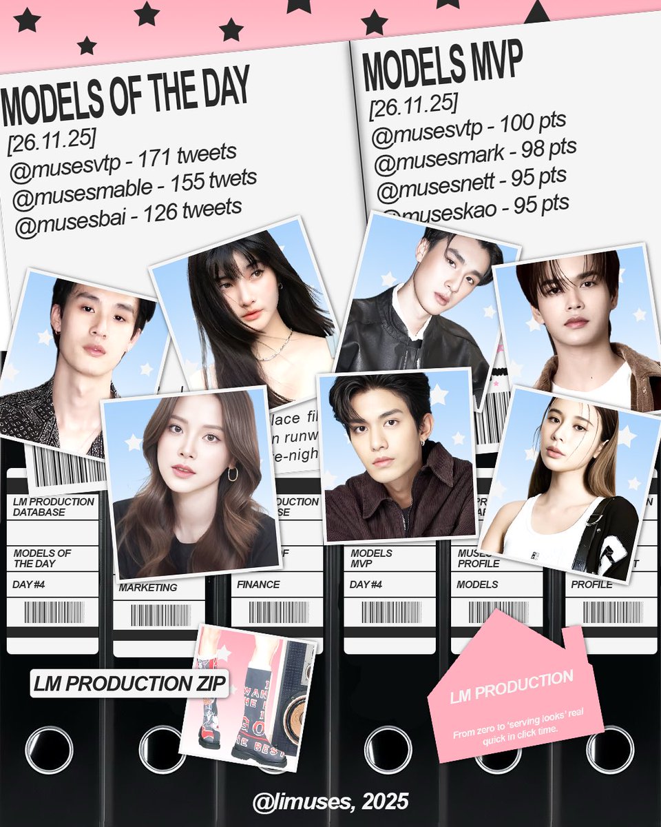 mamorouse's tweet image. Introducing our Models of The Day and MVP, ❤︎