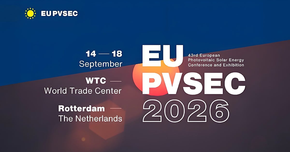 micromach_mdpi's tweet image. 📢 The 43rd European #Photovoltaic #Solar #Energy Conference and Exhibition is coming! @EUPVSEC 
📅 14–18 September 2026
🌎 Rotterdam, The Netherlands
👉 More information can be found by visiting the following website: eupvsec.org

#AcademicEvent #Conference