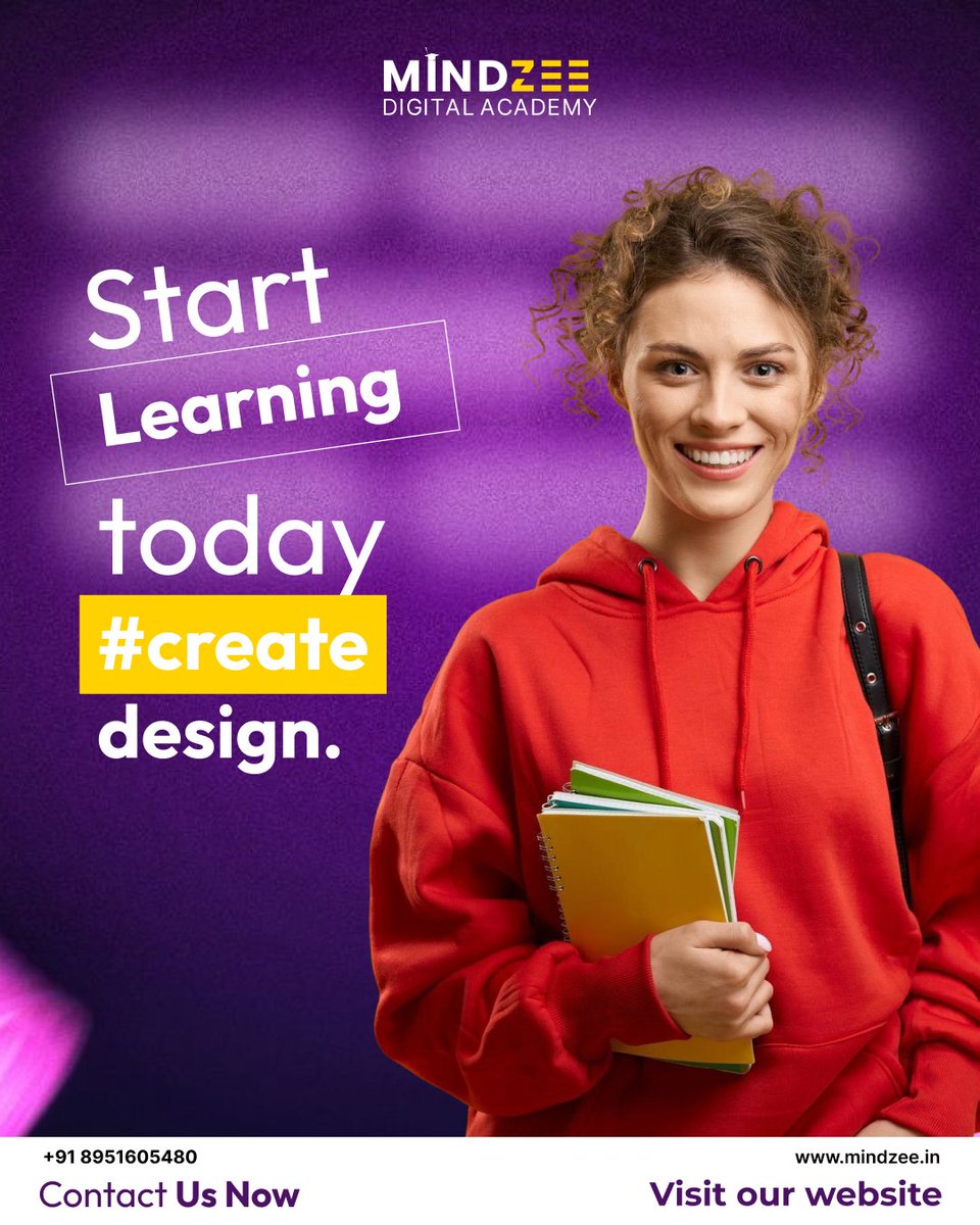 Mindzeetraining's tweet image. Start learning design today and #Create like a pro!
Join Mindzee Digital Academy and upgrade your creative skills.
📞 8951605480 | 🌐 mindzee.in
#DesignCourse #DigitalAcademy #LearnDesign