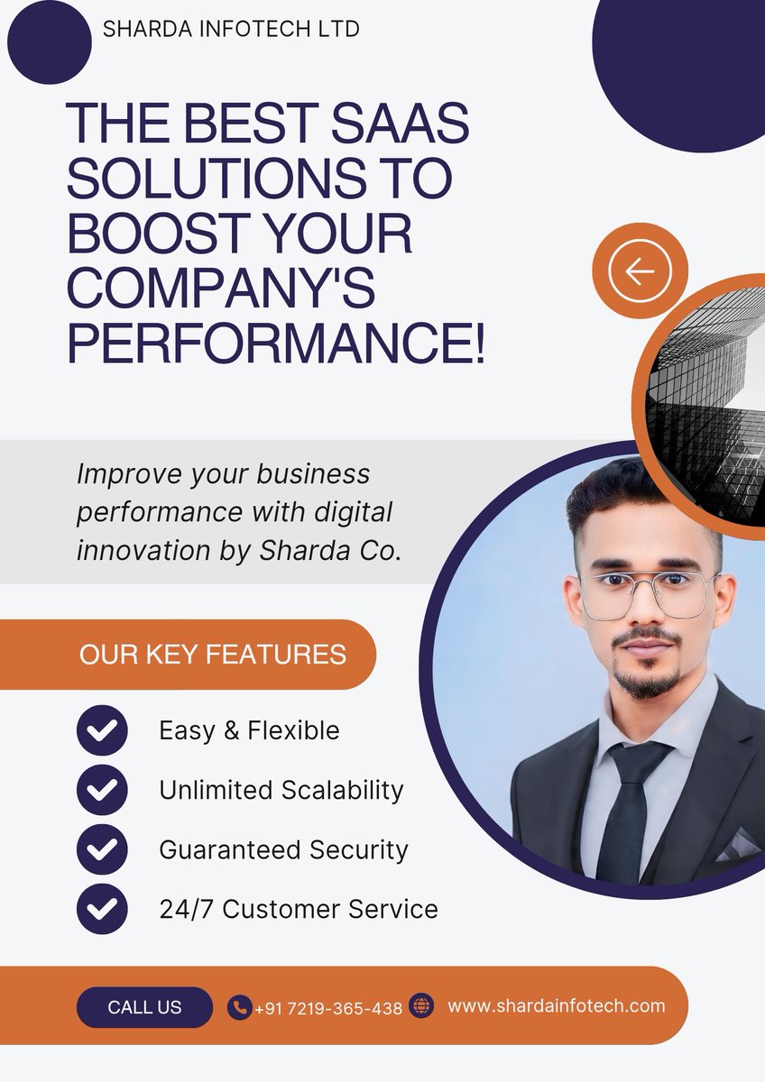 Omkar_DP's tweet image. Boost your company’s performance with Sharda Infotech Ltd’s cutting-edge SaaS solutions
 Experience flexibility, scalability, top-tier security, &amp;amp; 24/7 support designed to elevate digital growth and efficiency Transform ur business with innovation today
#SaaS #DigitalInnovatios
