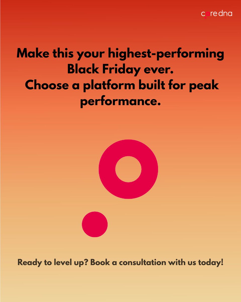coredna's tweet image. Monolithic platforms weren’t built for the Black Friday surge.
But, composable platforms? They were.
Experience the highs of security and peak performance this Black Friday.
More at --&amp;gt; bit.ly/43VkQr9