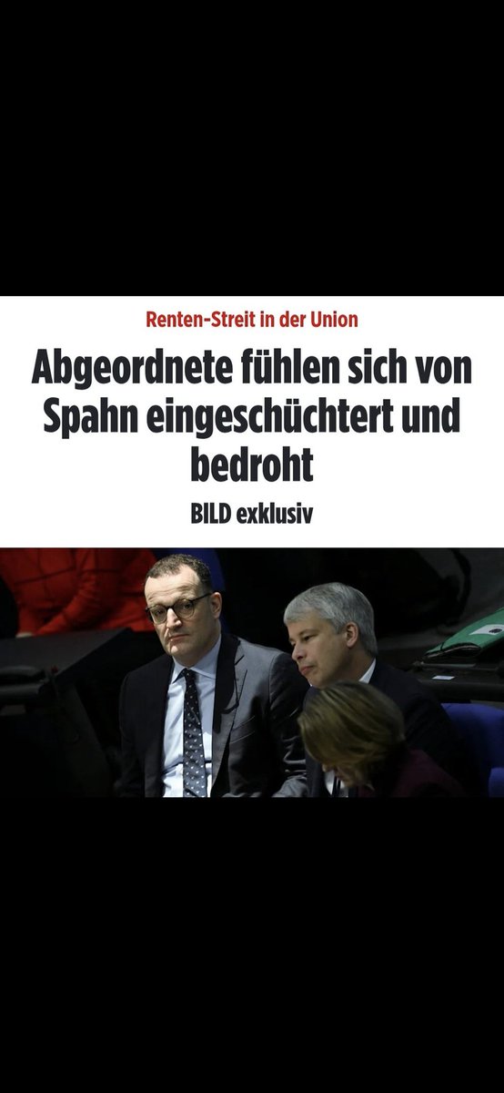 Kstenjunge3's tweet image. das überlebt @Spahn nicht.
Wenn #Springer sich gegen Dich stellt, ist das der Anfang vom Ende 
Wird eng für #Spahn #SpahnRücktritt wann?
#SpahnVorGericht