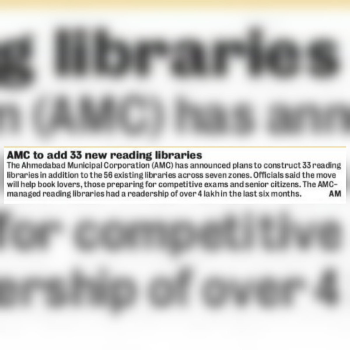 AmdavadAMC's tweet image. AMC is turning Ahmedabad into a reader’s paradise. With 33 new reading libraries set to join the existing network, citizens of all ages will soon have more vibrant spaces to learn, study and explore the world of books across every zone of the city.

#AhmedabadReads…